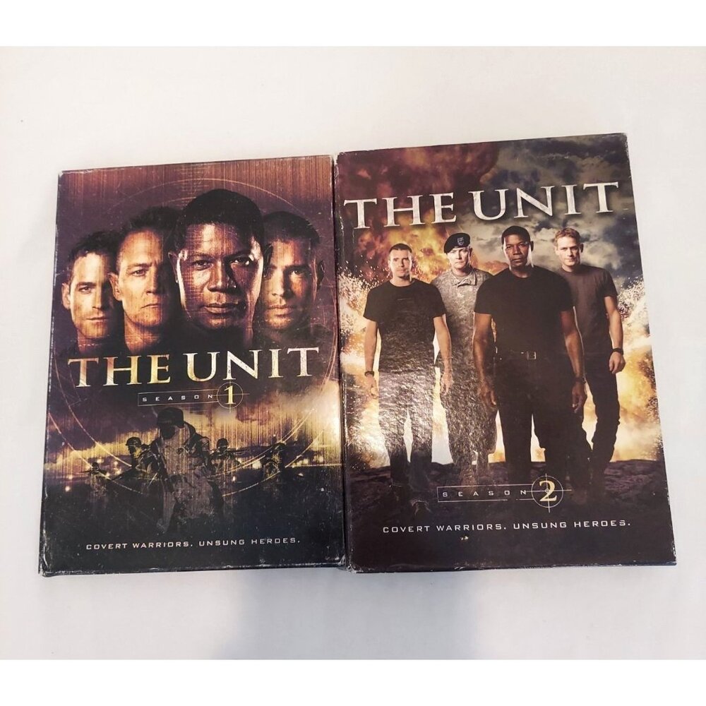 The Unit Season 1 (2006, 4-Disc Set) & The Unit Season 2 (2009, 6-Disc Set) Lot